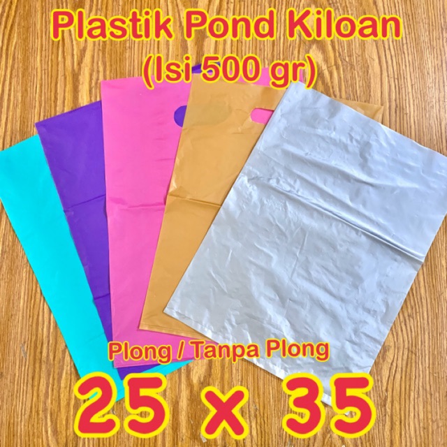 Jual Kantong Plastik Olshop Pond Oval Polos 25x35 Isi 500 Gr Shopee Indonesia 2340