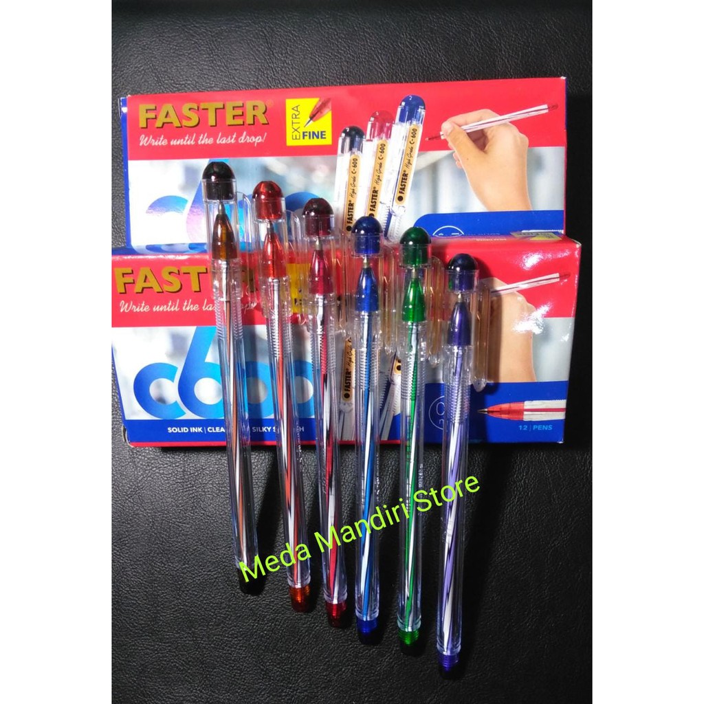 

Pulpen Faster C600 Biru