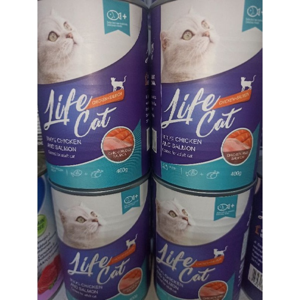 Life Cat Kaleng 400gr | Makanan kucing basah wet food