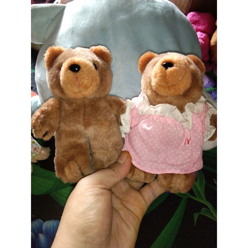 (boneka pl) Teddy pasangan McD