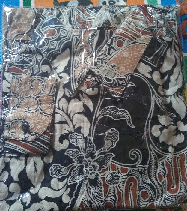 Size M L Xl Xxl Bswart Batik Hrb026 Kenongo Hem Pendek Padi Pekalongan M L Xl Batik Pria Murah