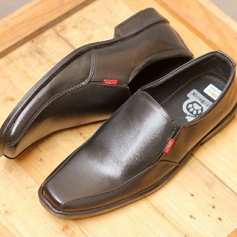 PANTOFEL GLAD - EASTBROOK | Sepatu Pantofel Slip On Pria Hitam Pantopel Formal Kerja Kantor Murah