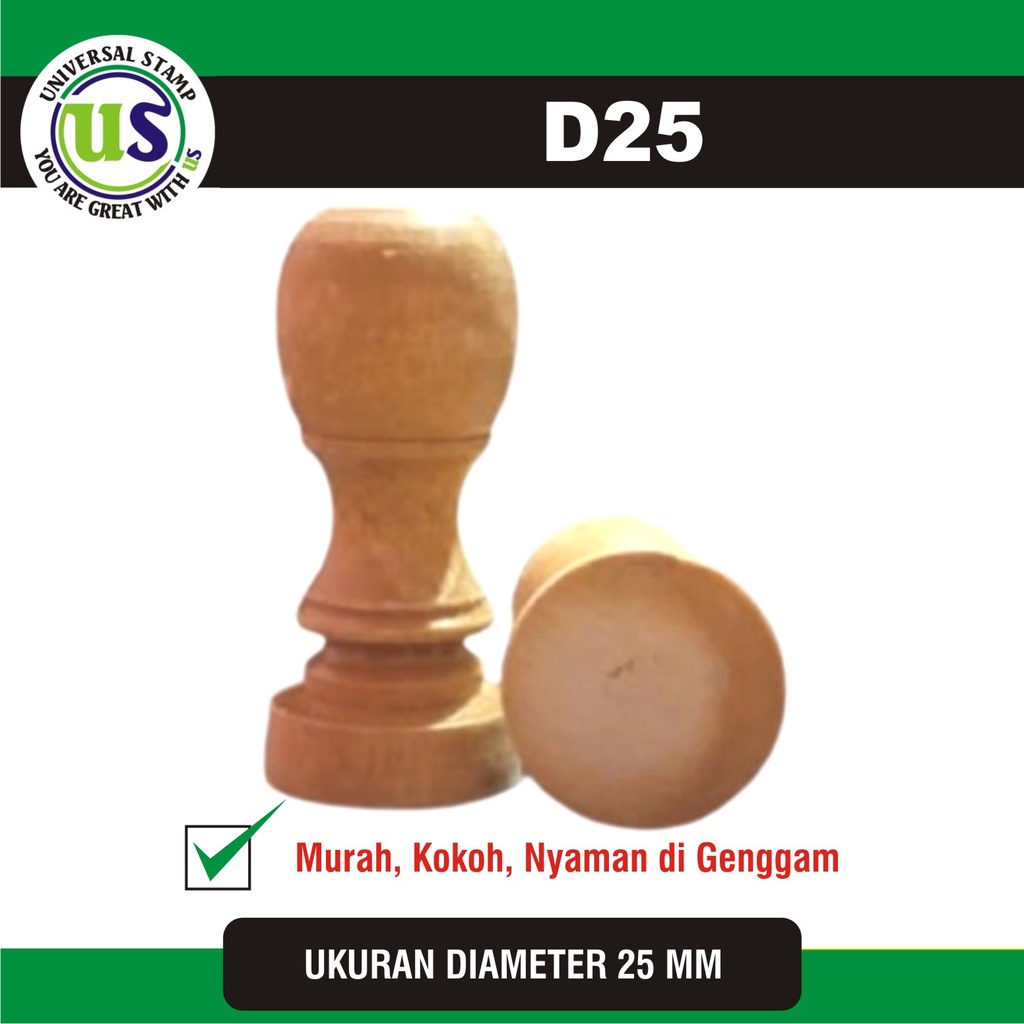 

Gagang Stempel Kayu D25