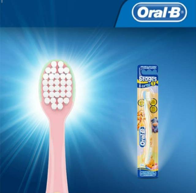 ORAL B Sikat Gigi Anak Stage 1 Usia 4-24 bulan Baby Toothbrush