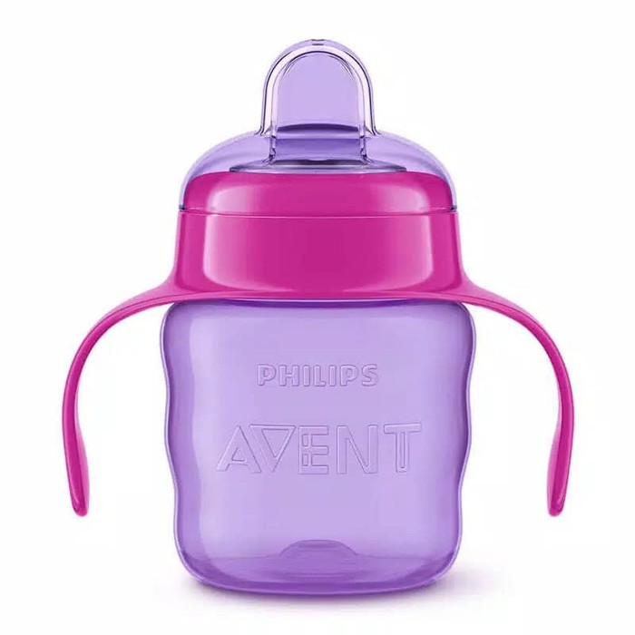 PHILIPS AVENT Classic Spout Cup 7oz Training  Cup Soft Spout Silicone with Handle