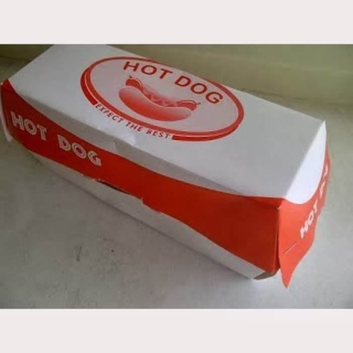 

Kardus Hotdog - Dus Hotdog - Packaging Hotdog -50 pcs - Box Hotdog -50