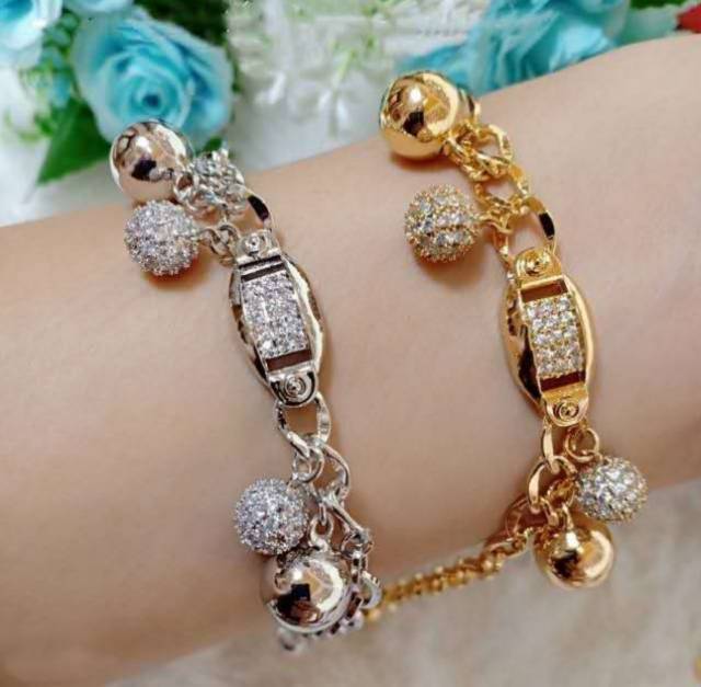 Gelang xuping lapis emas18K 4343