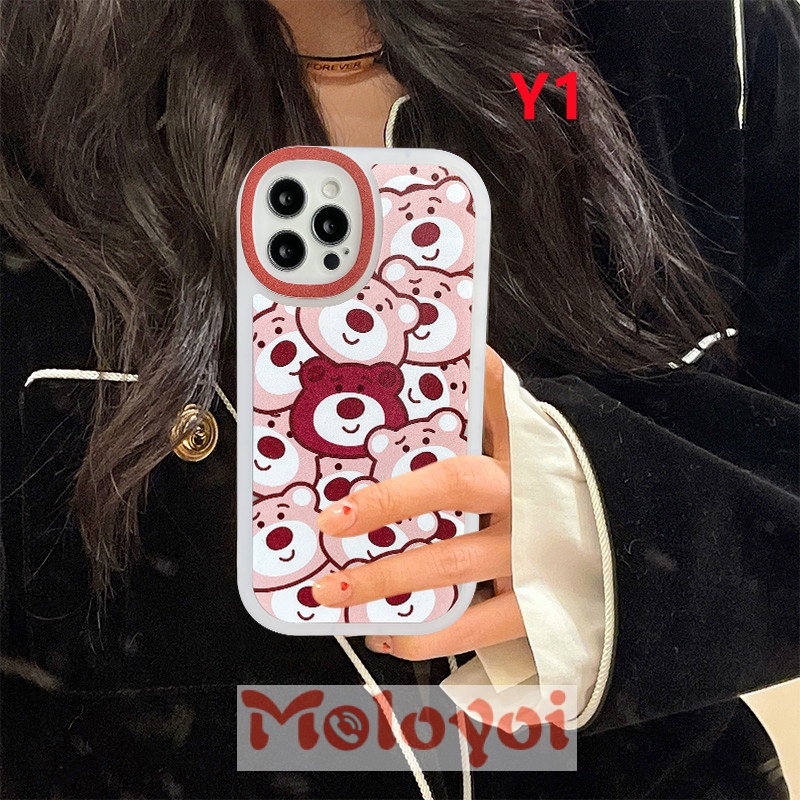 Soft Case TPU Motif Beruang / Kelinci Untuk iPhone 6 7 8 6s Plus 12 1113 Pro Max XR X XS Max SE 2020