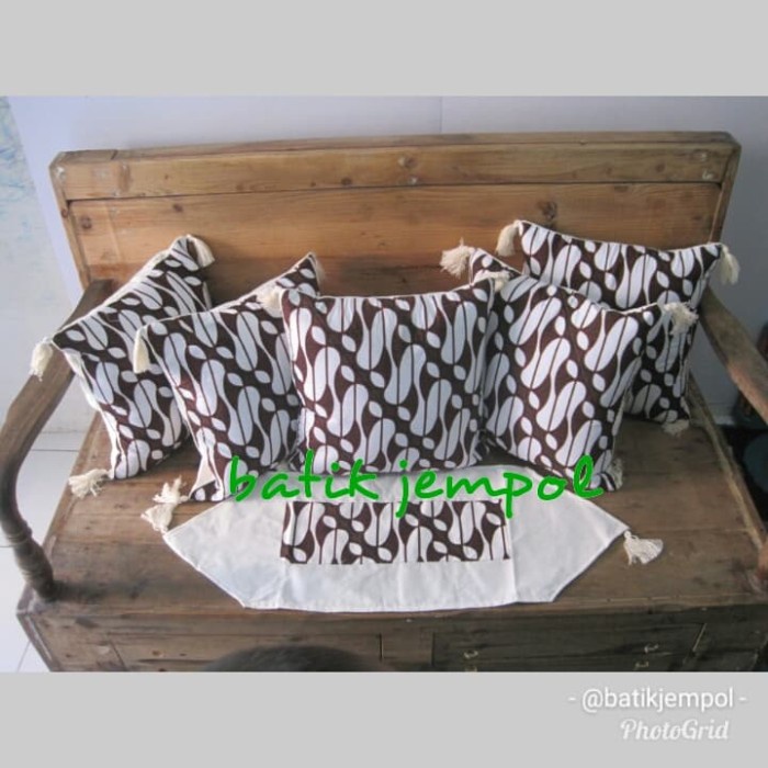 Sarung Bantal Sofa - Set Sarung Bantal Kursi Murah Motif Parang