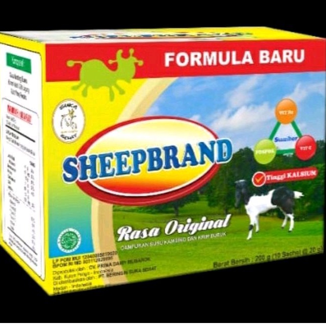 

SHEEPBRAND susu kambing etawa bubuk 200gram original