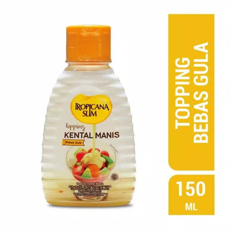 

Tropicana Slim Topping Kental Manis Bebas Gula 150ml