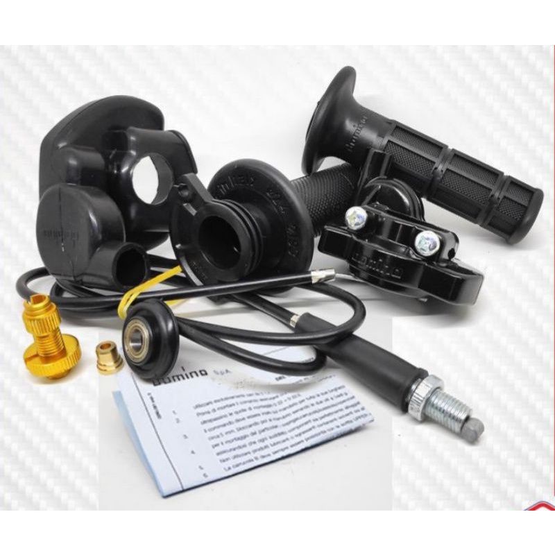 GASS SPONTAN DOMINO PLUS HANDGRIP HOLDER KANAN SET GASS SPONTAN DOMINO PLUS HANDGRIP ORI DOMINO BUAT