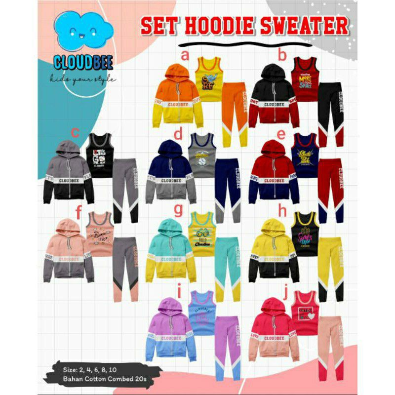 set hoodie 3in1 cloudbee (po)