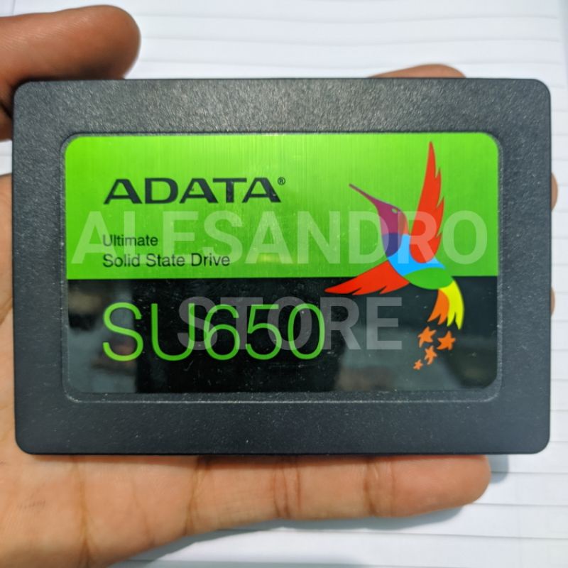 Jual SSD Sata 120 GB Adata SU650 Bekas Bergaransi