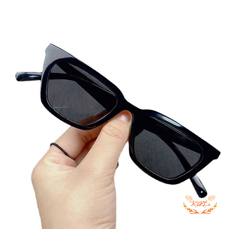 【TERSEDIA &amp; COD】Kacamata Hitam Wanita,Korea Gaya,Kacamata Lensa,Warna,Kucing Cewek Sunglasses