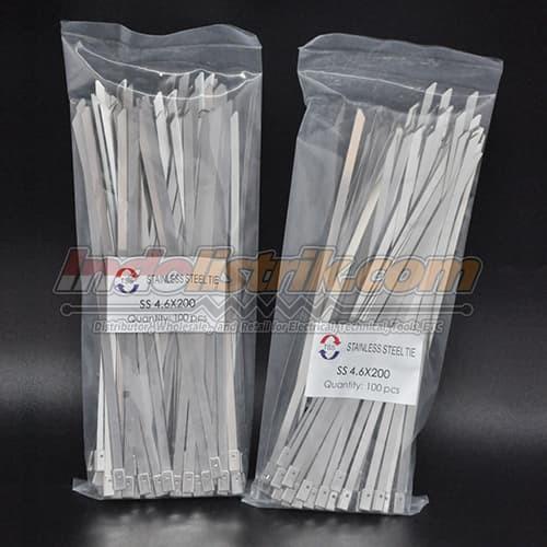 

Kabel Ties Stainless 30cm SS 4.6 x 300mm TSS Cable Tis Steel Bermutu