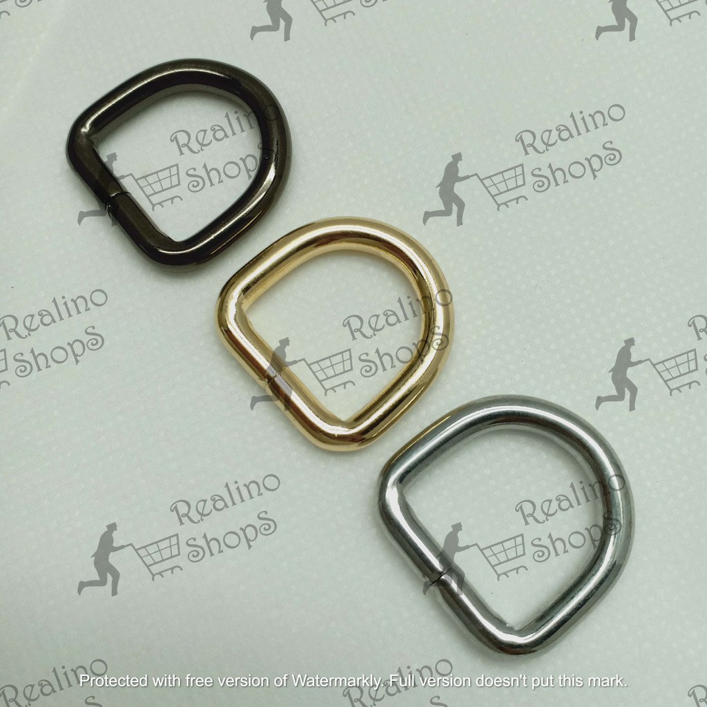 RING D TINGGI - 2CM BLACK NEKEL (KUALITAS TEBAL)