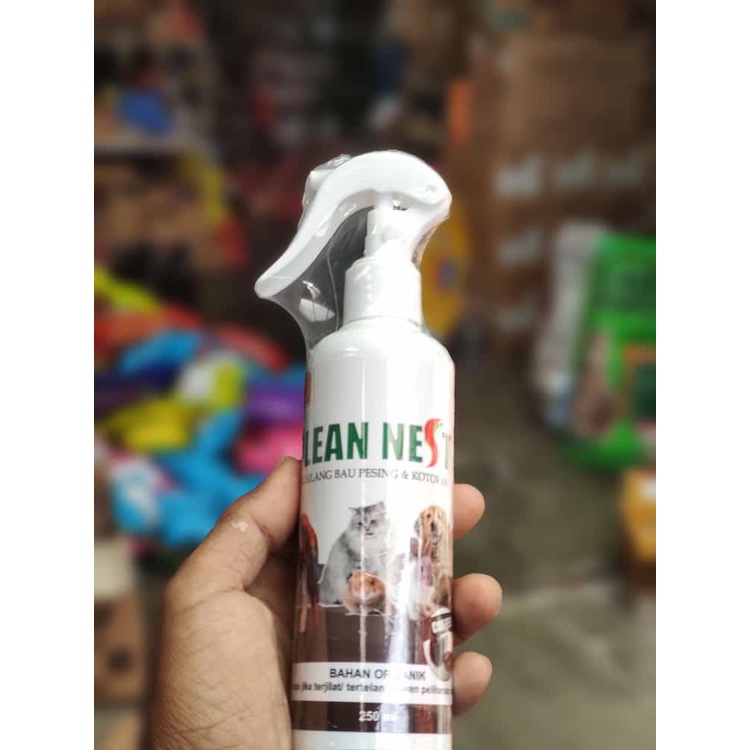 Clean Nest 250ml / Spray Penghilang Bau Kotoran Hewan