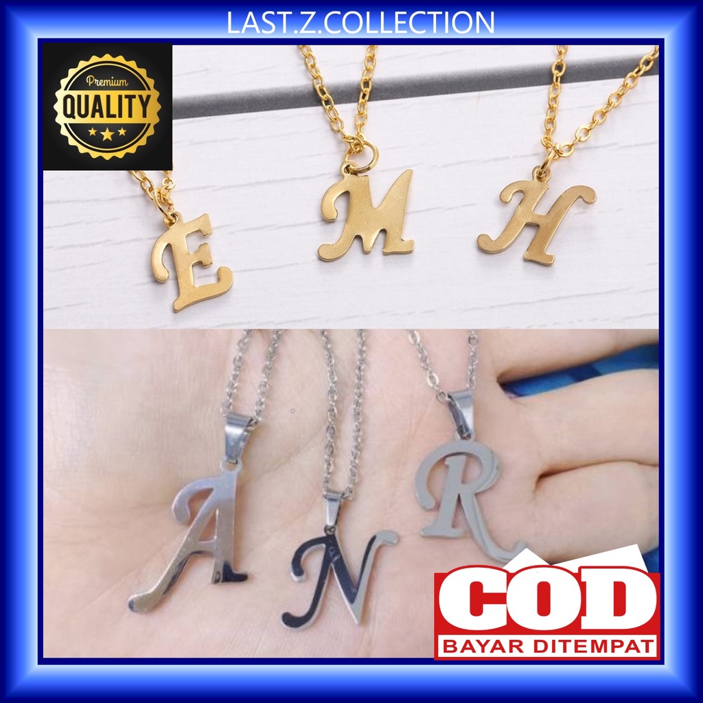 KALUNG NAMA / KALUNG HURUF / KALUNG NCT / KALUNG BTS / KALUNG ARMY TITANIUM BAHAN RHODIUM SILVER