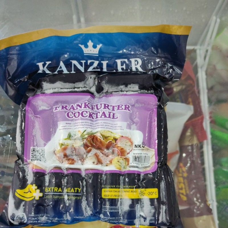 

Kanzler Frankfurter Coctail 500gr