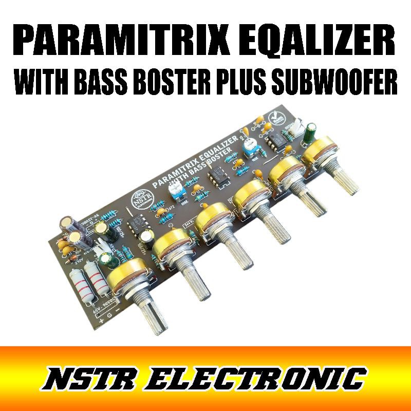 paramitrix equalizer with bass boster