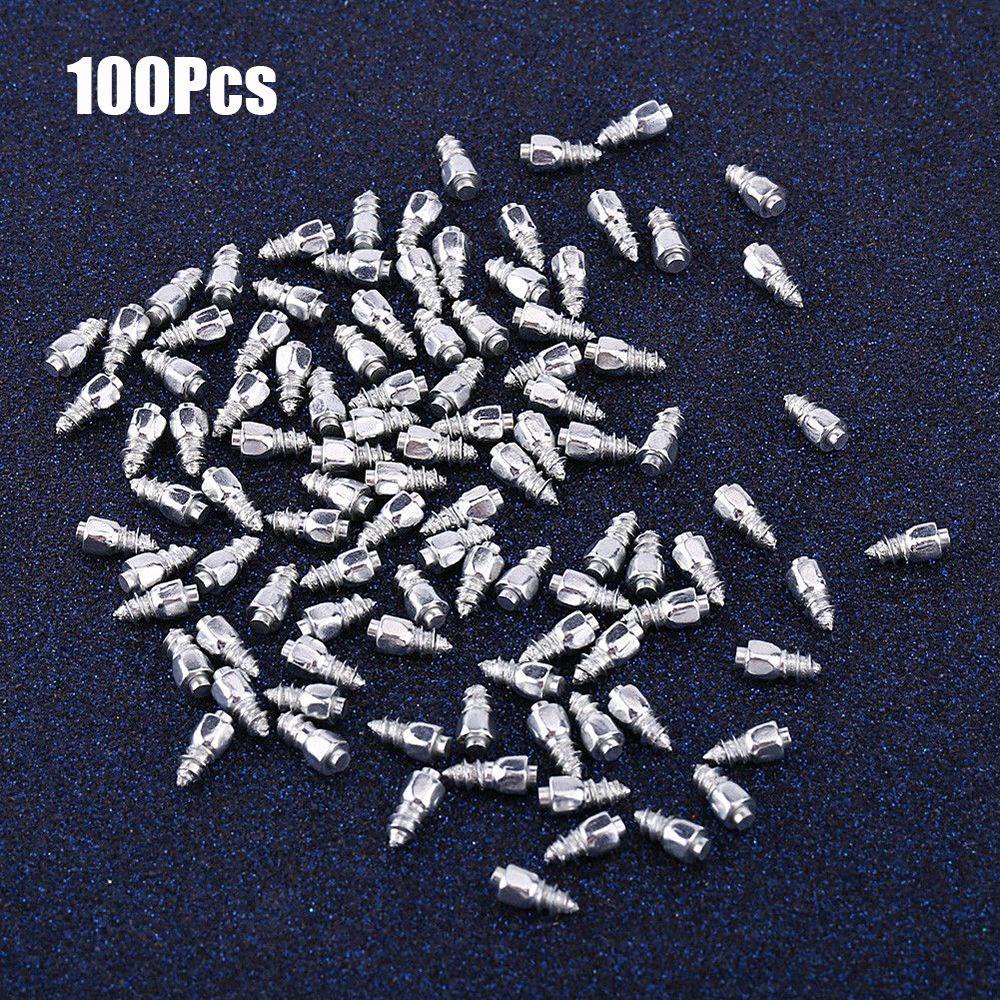 Populer 100PCS Sekrup Anti slip Logam Musim Dingin Non-slip Baru