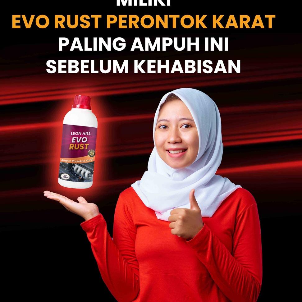 {K-UYI) {☀) MARIS13OLSHOP - EVO RUST Penghilang/pembersih/karat/kerak/besi/knalpot/stainless/blokmes