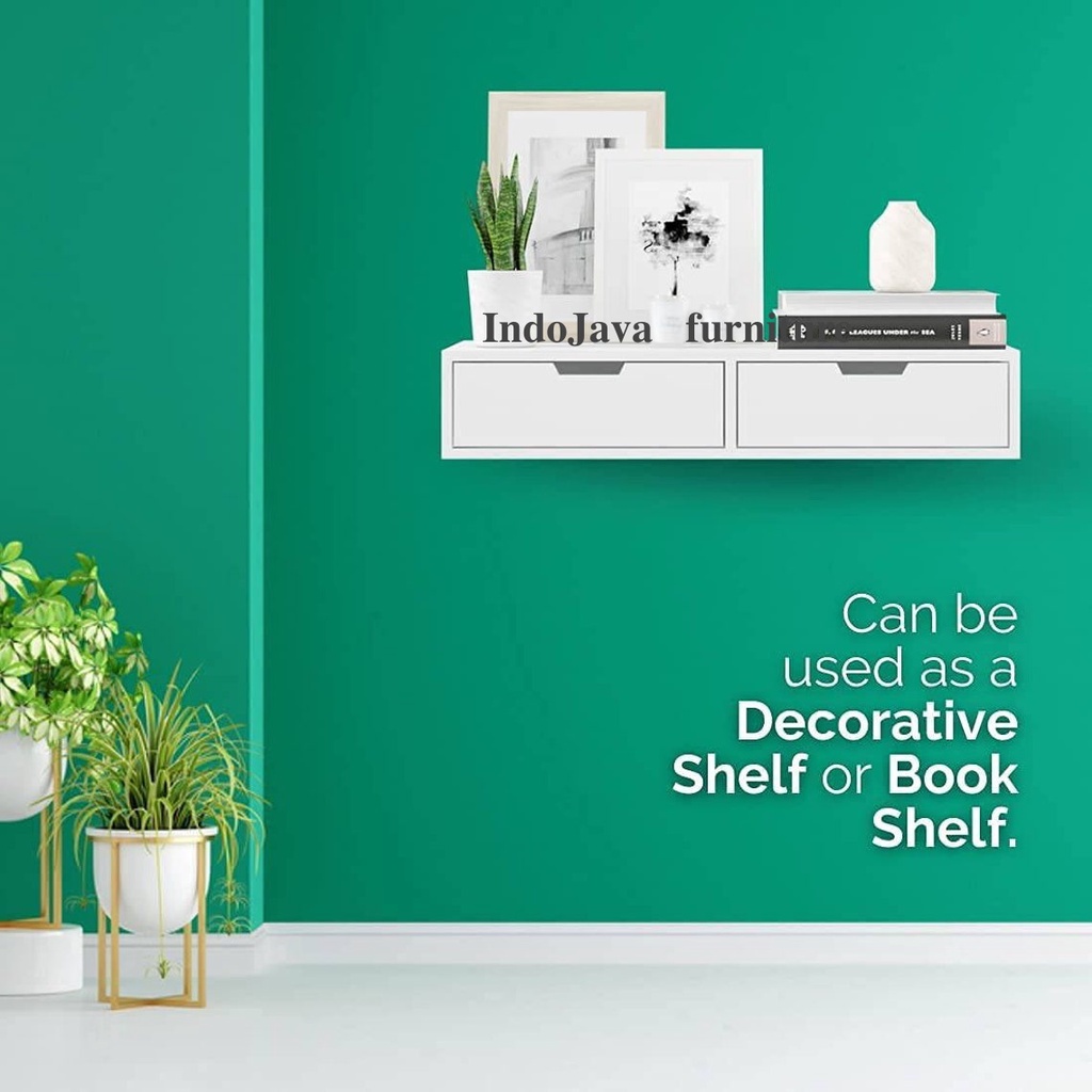 Meja Konsol Ambalan Dua Laci 60cm x 20cm