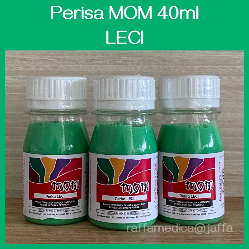 Perisa MOM 40ML rasa LECI / Minuman / KUE dan PUDDING sejak tahun 1970