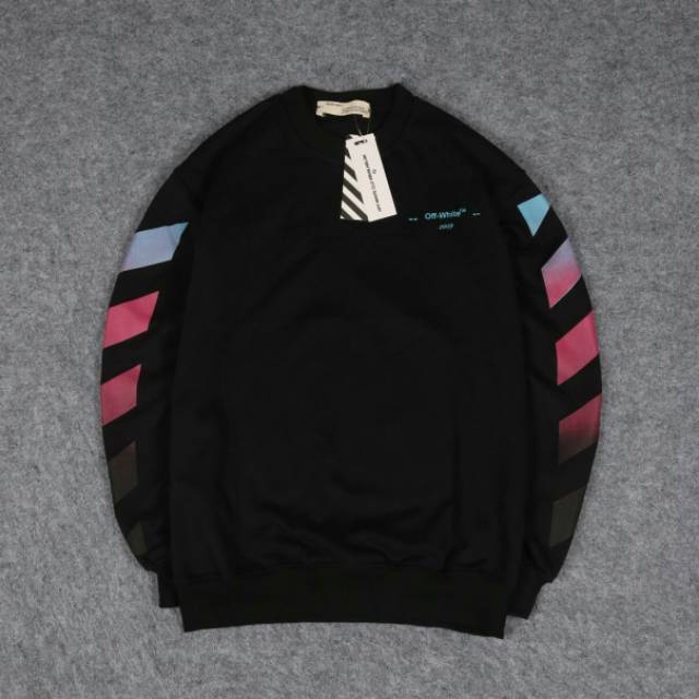 black gradient crewneck