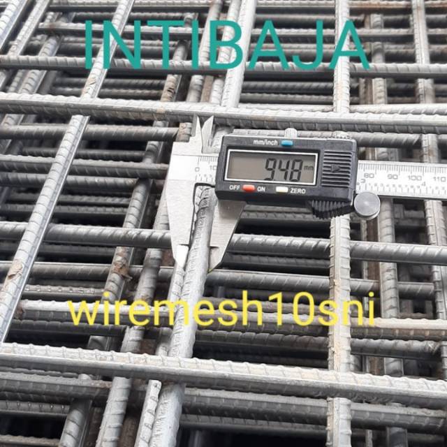 BESI WIREMESH M10 SNI FULL SERTIFIKAT 2,1m x 5,4m