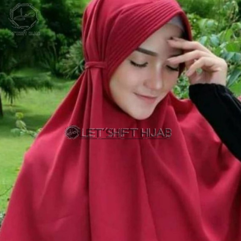 MARYAM PET CRINKLE AIRFLOW/BERGO PED &quot;L&quot;/HIJAB INSTAN CRINKLE/DAILY HIJAB