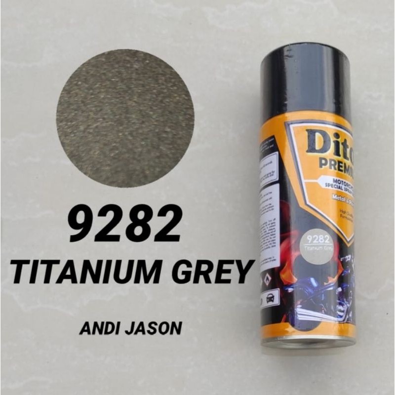 DITON PREMIUM CAT SEMPROT TAHAN BENSIN 400CC 9282 TITANIUM GREY
