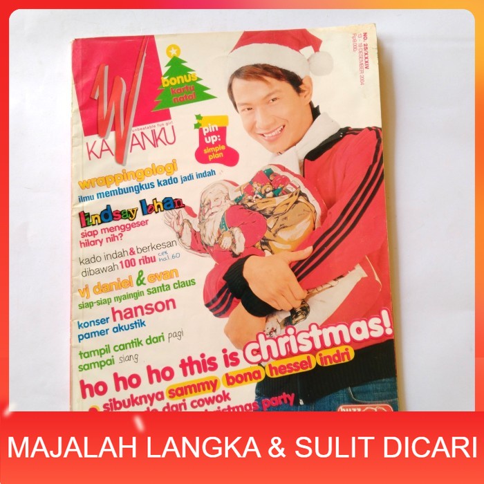 Majalah KAWANKU No.25 Des 2004 Cover DELON IDOL Langka