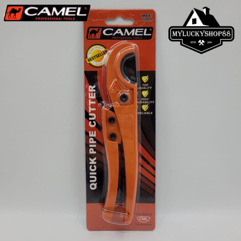 Camel Gunting Pipa PVC 33mm Pipe Cutter Tang Potong Paralon Hose 33 mm