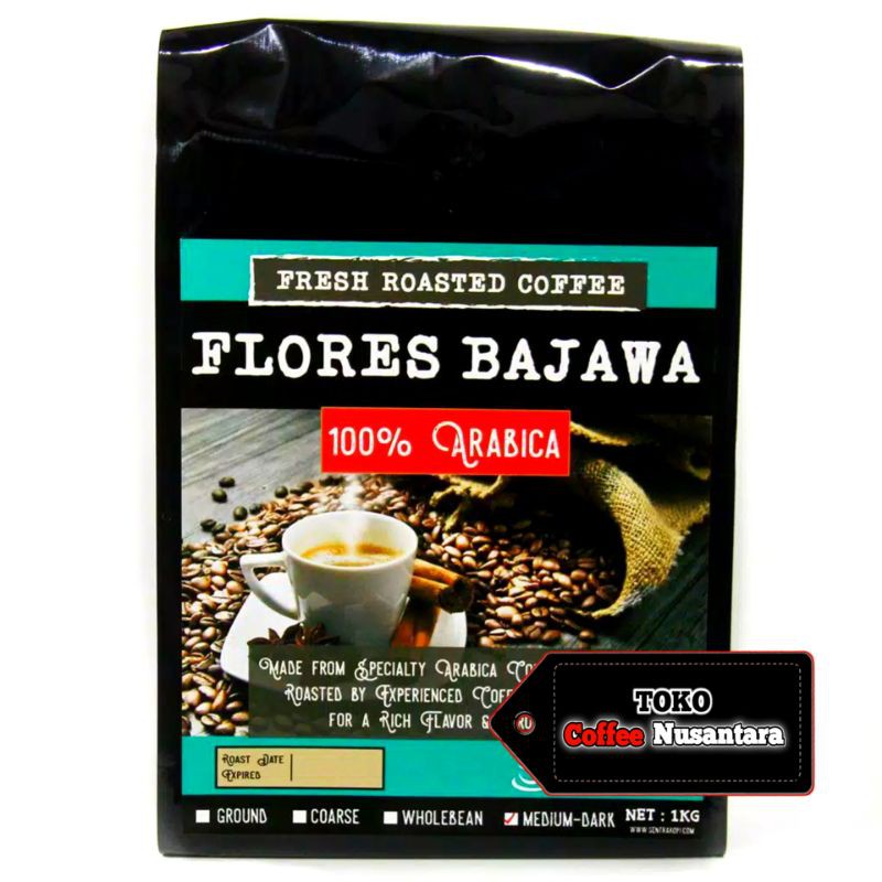 

Kopi Arabika 1 Kg Flores Bajawa Bubuk / Biji - Premium Arabica Coffee