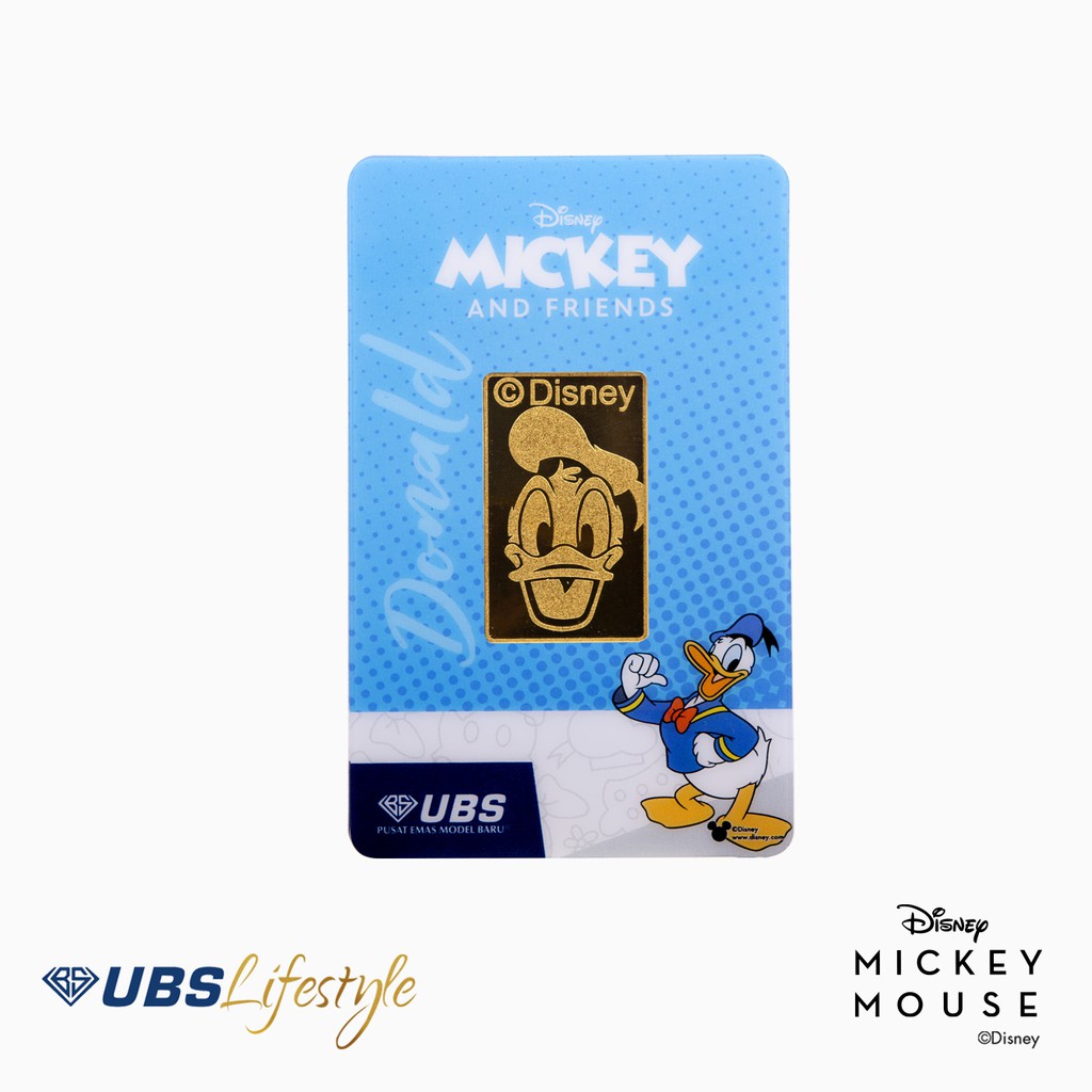UBS Logam Mulia Disney Donald Duck 10 Gram