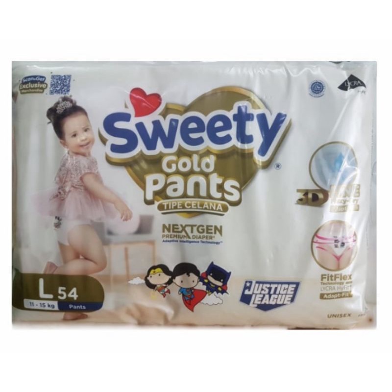 Sweety Gold Pants L 54 (Tipe Celana)