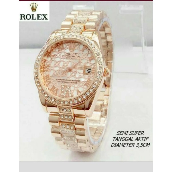 JAM TANGAN WANITA ROLEX PREMIUM
