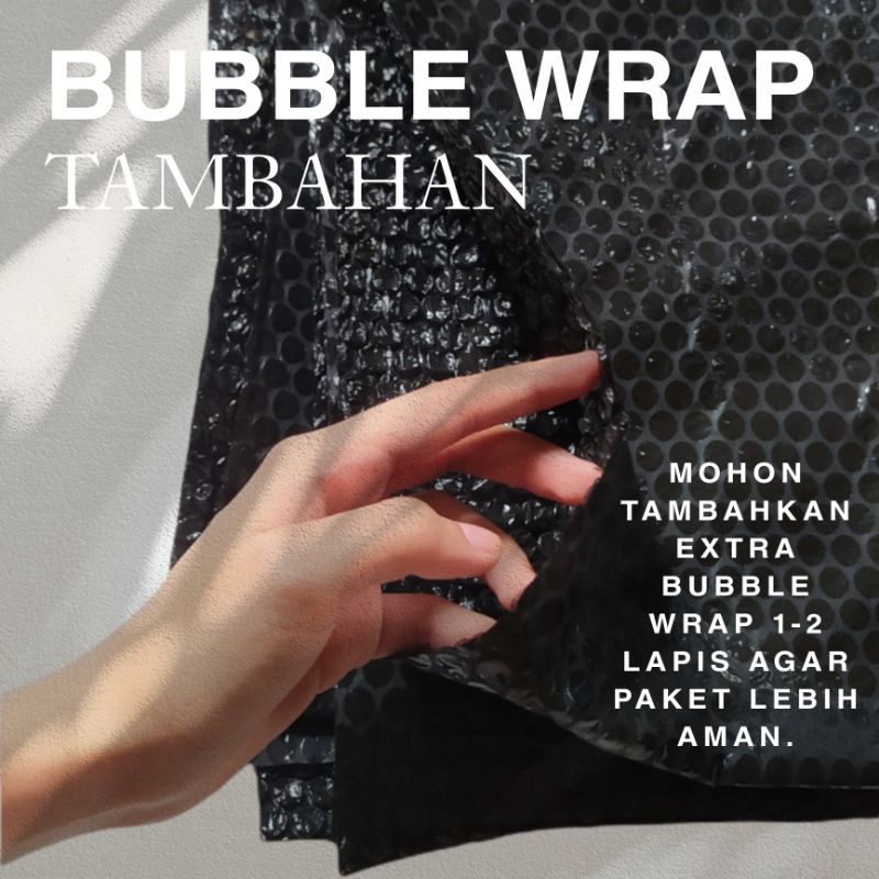 

BUBBLE WRAP TAMBAHAN WAJIB UNTUK PEMBELIAN HAMPERS / PACKING TAMBAHAN