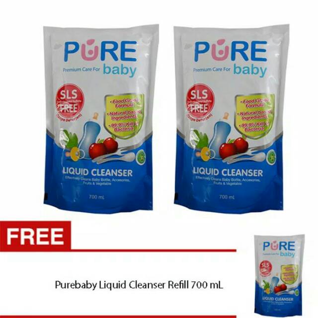 Pure Baby Liquid Cleanser450 ml /  700 ml (Buy 2 Get 1 Free)