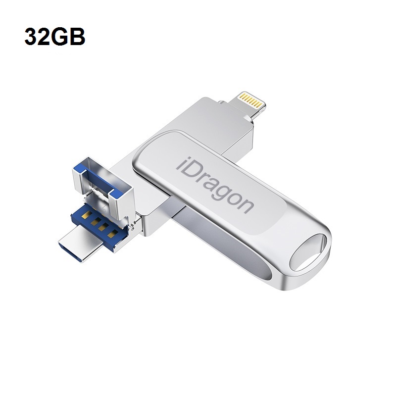 iDRAGON U013A - 3-in-1 Mini USB OTG Flashdrive 32GB Capacity