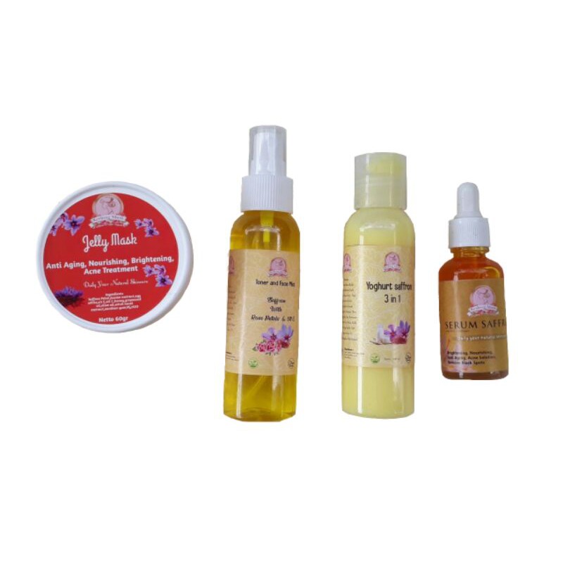 Paket Lengkap Natural Skin Care saffron by Kentring Manik