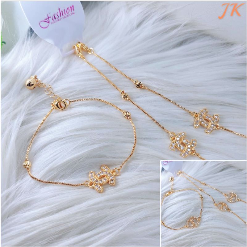 Fourfashion Gelang tangan Xuping Italy Motif CHNL &amp; YSL Premium JX035