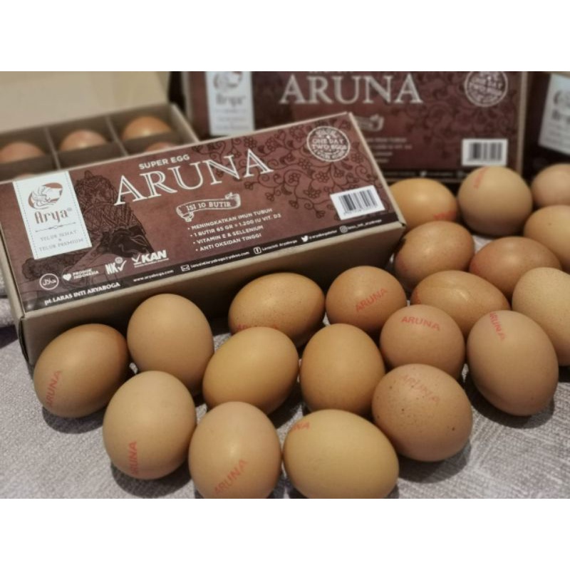 

Telur Aruna Super Egg isi 10