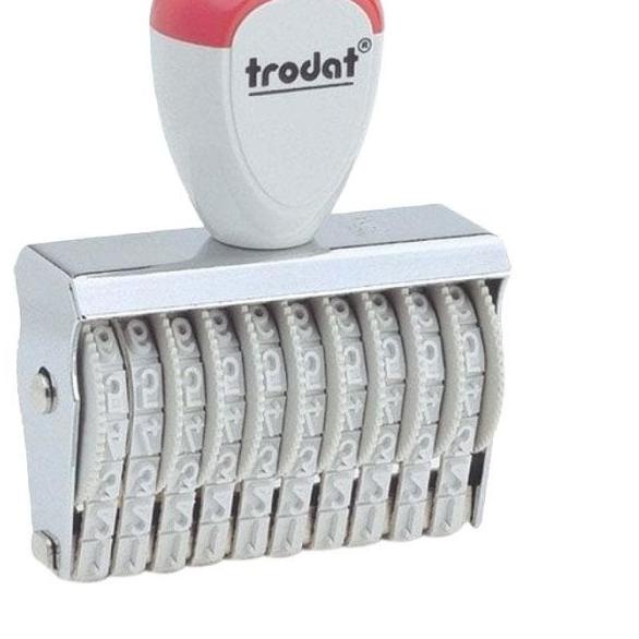 

➵ Stempel Angka Manual 10 Digit 3mm Trodat 15310 - Stempel saja Ω