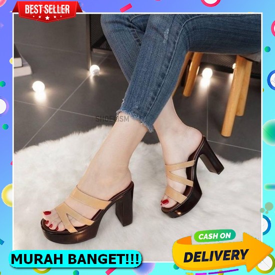 Sendal Sofia Terbaru Wedges Import Premium Nyaman Pesta Wedges Wanita Casual Sendal Tali Cewek Cod(B