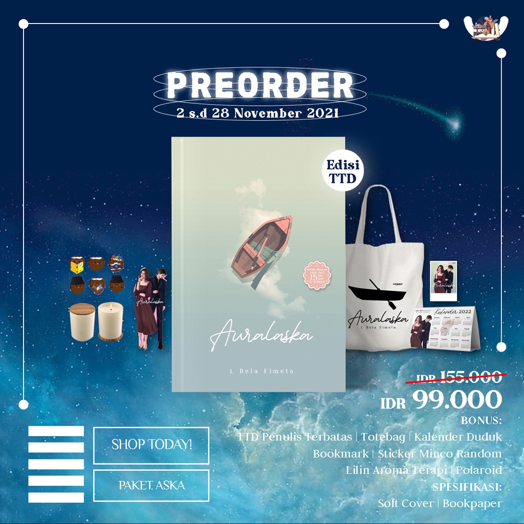 Ready Novel Auralaska Penulis: Eldelafimeta-PAKET ASKA