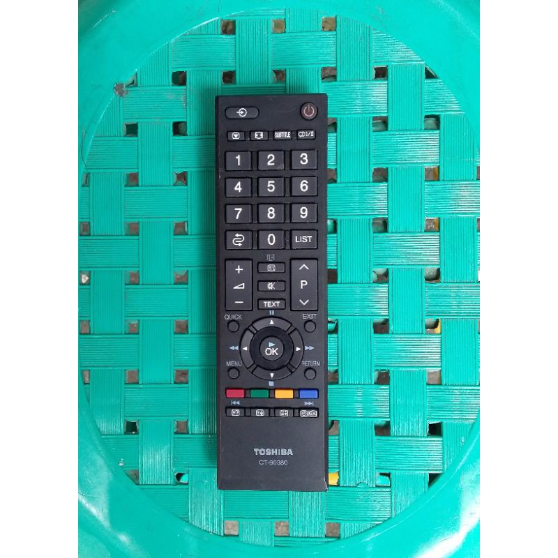 REMOTE TV TOSHIBA SERI CT-90380 ORIGINAL