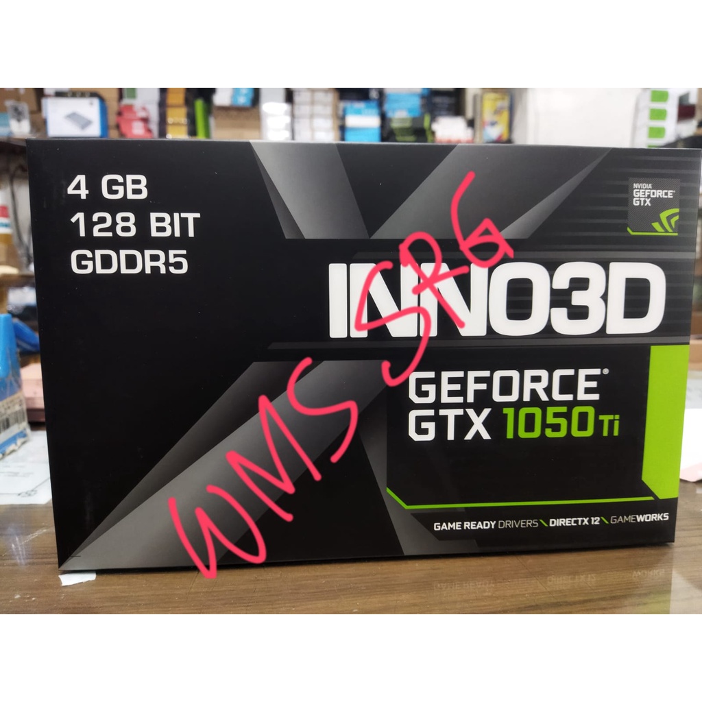 INNO3D GTX1050TI 4GB DDR5 128BIT